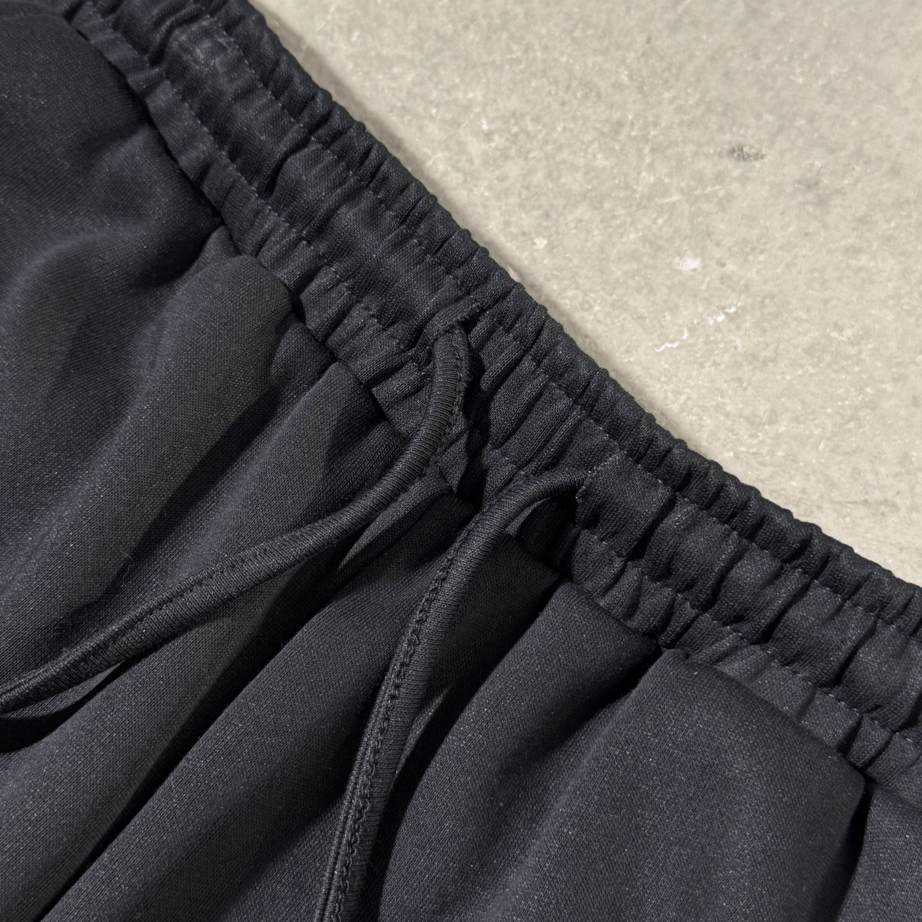 Retro High Street Scimitar Stitching Wide Leg Sports Pants