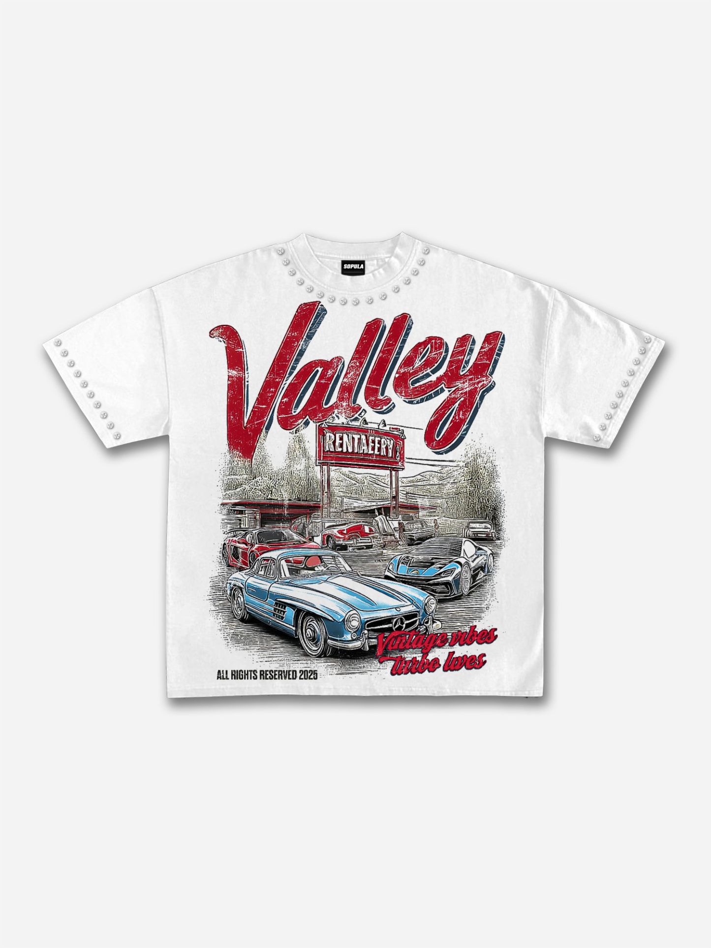 Vintage Vibes Turbo Lives Cotton T-shirt