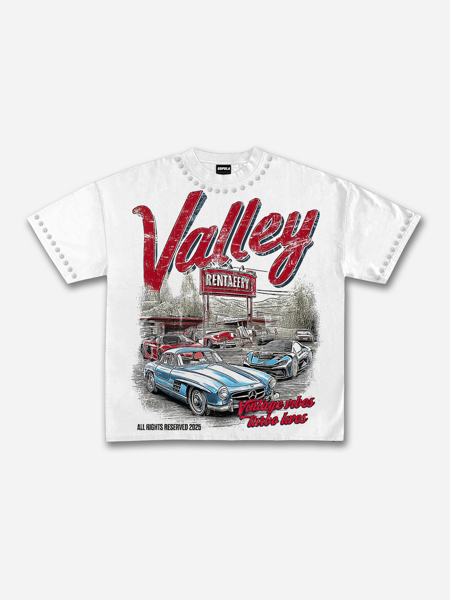 Vintage Vibes Turbo Lives Cotton T-shirt