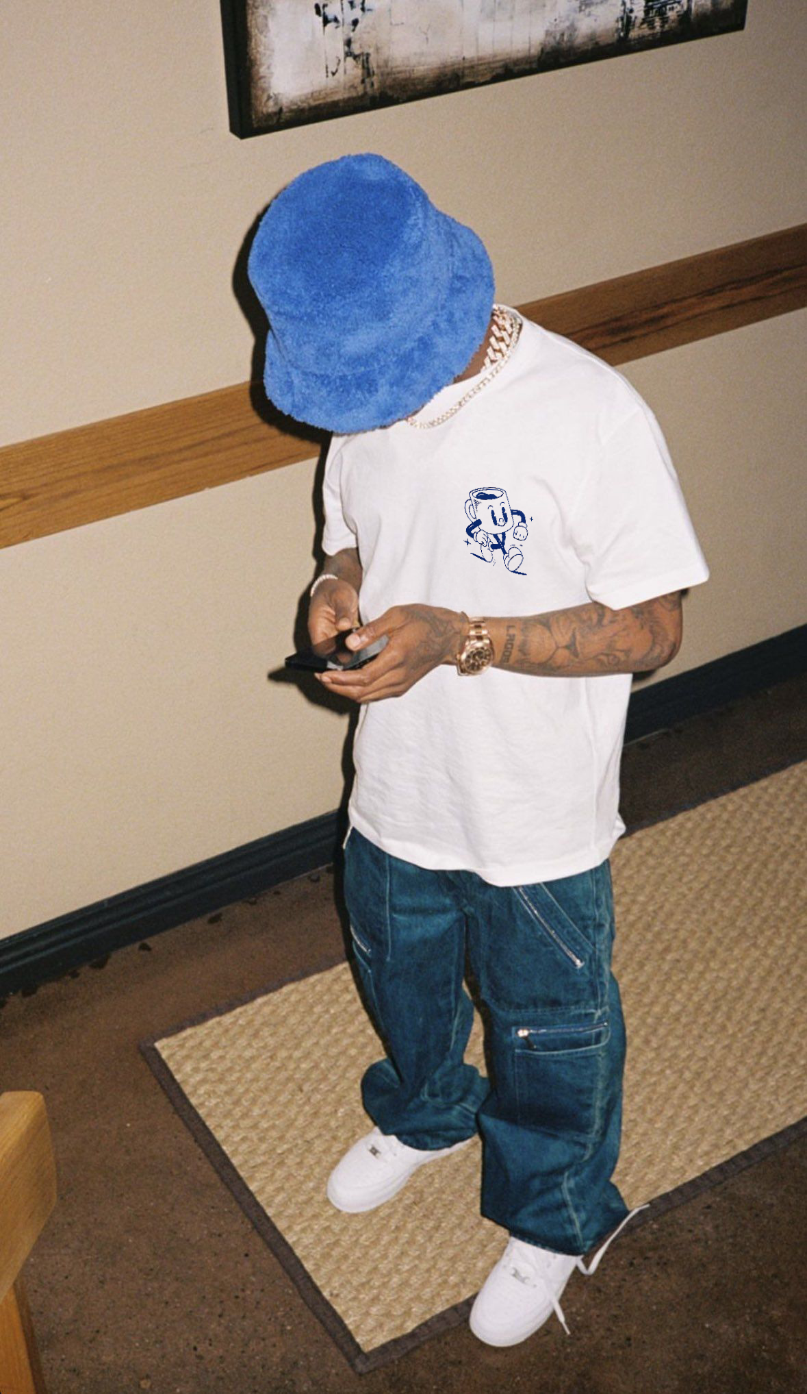 More Espresso Less Depresso Printed T-shirt（Double-sided Print）