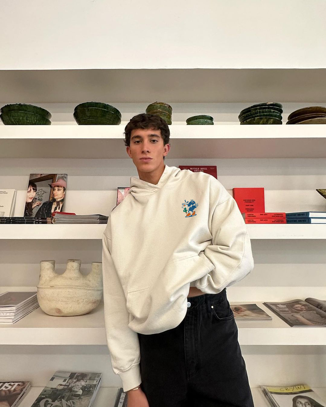 Tequila & Techno Printed Hoodie（Double-sided Print）