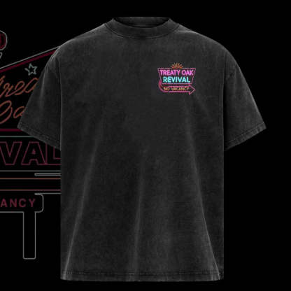 Treaty Oak Revival Printed Vintage Washed T-shirt（Double-sided Print）