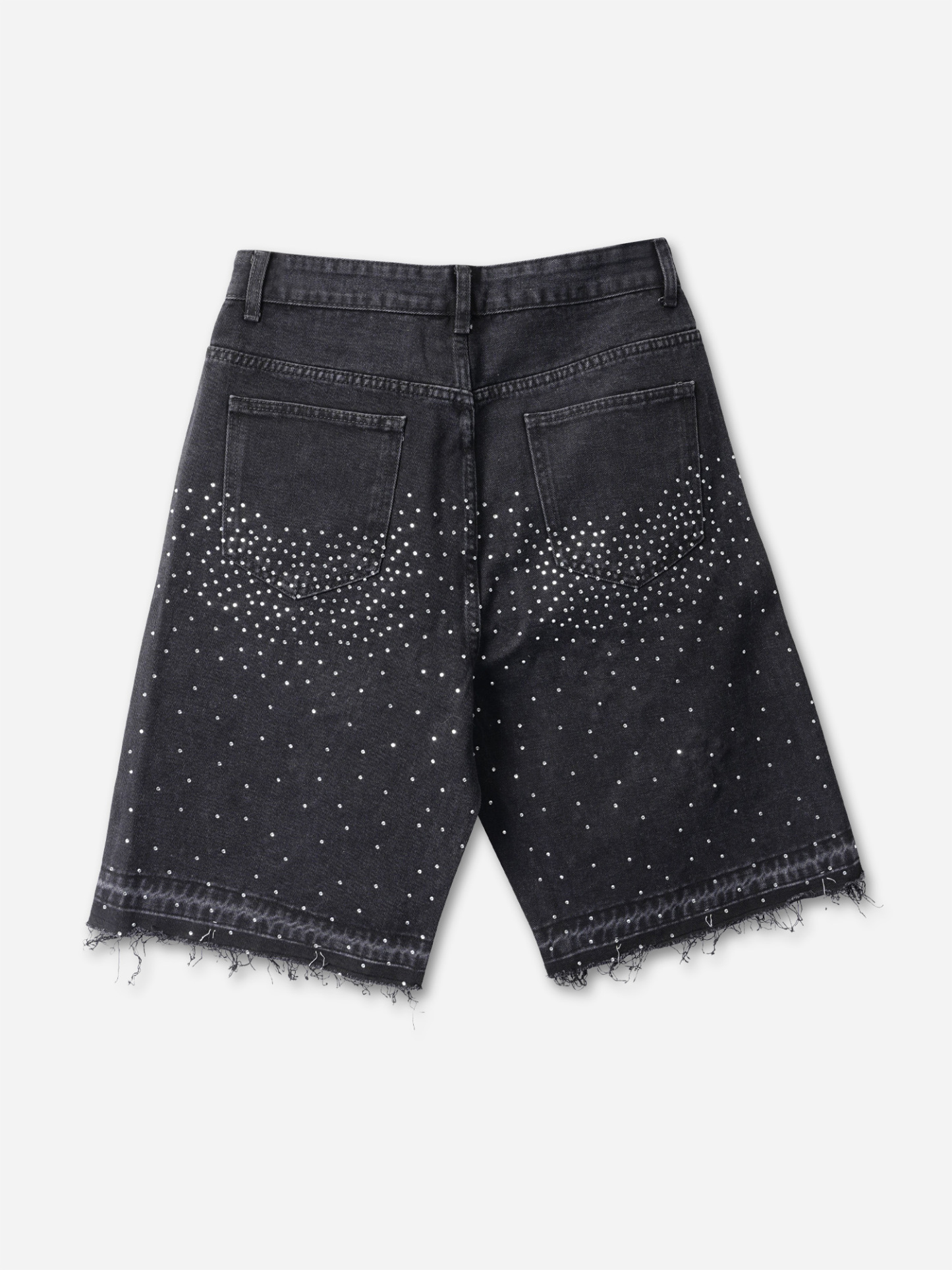 Hiphop Cross Hot Diamond Jorts Denim Shorts
