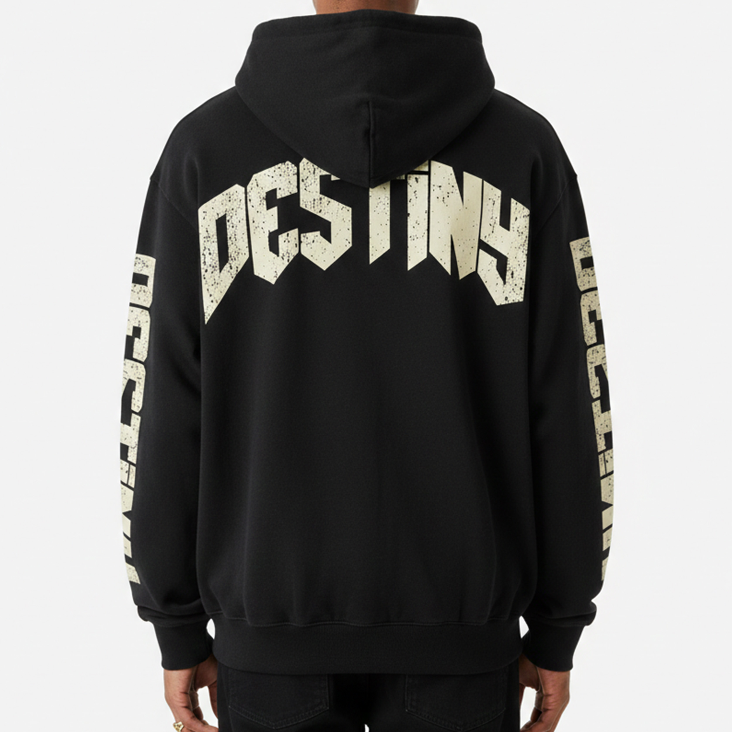 Vintage Destiny Mummy Graphic Oversized Hoodie