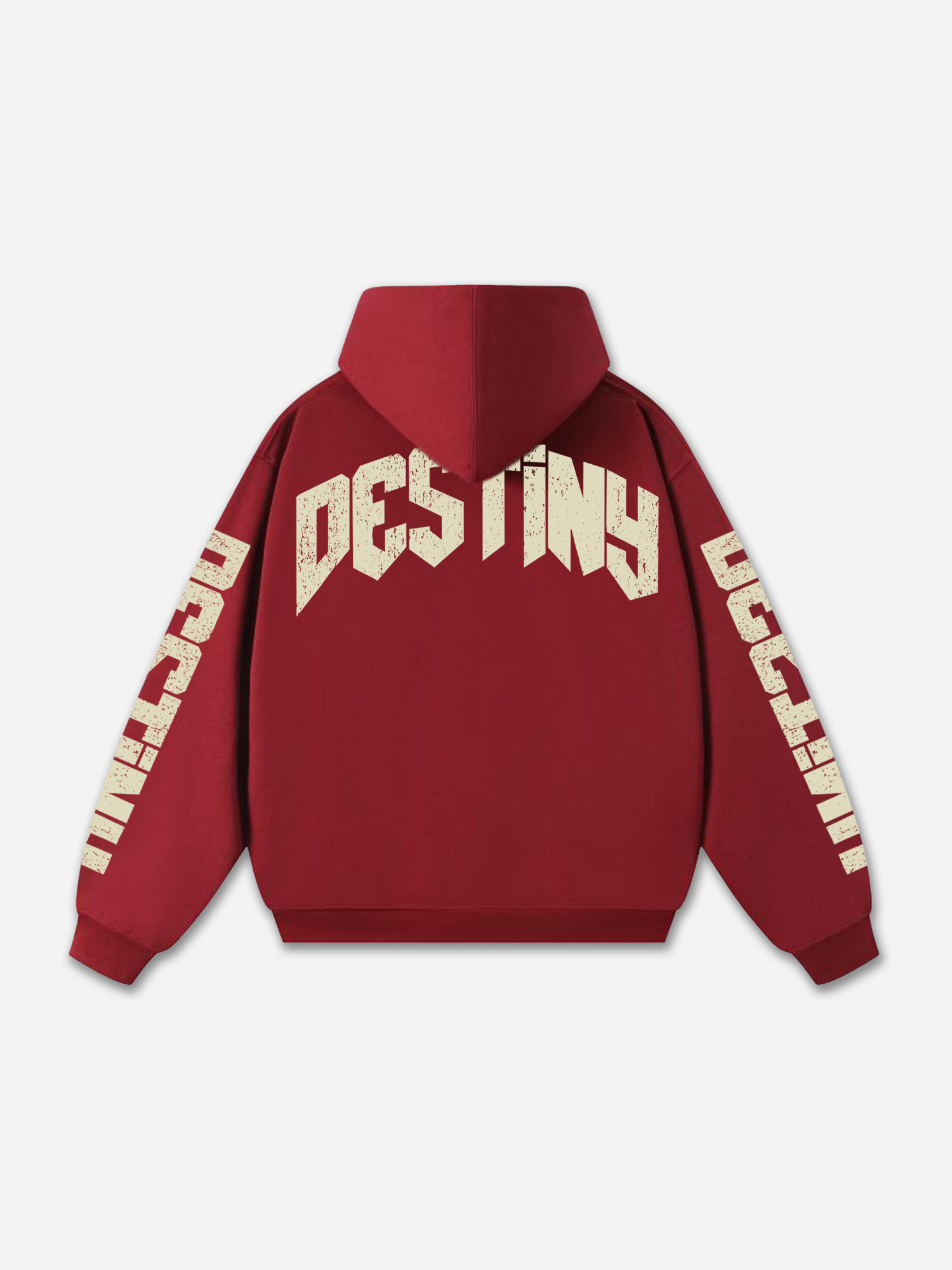 Vintage Destiny Mummy Graphic Oversized Hoodie