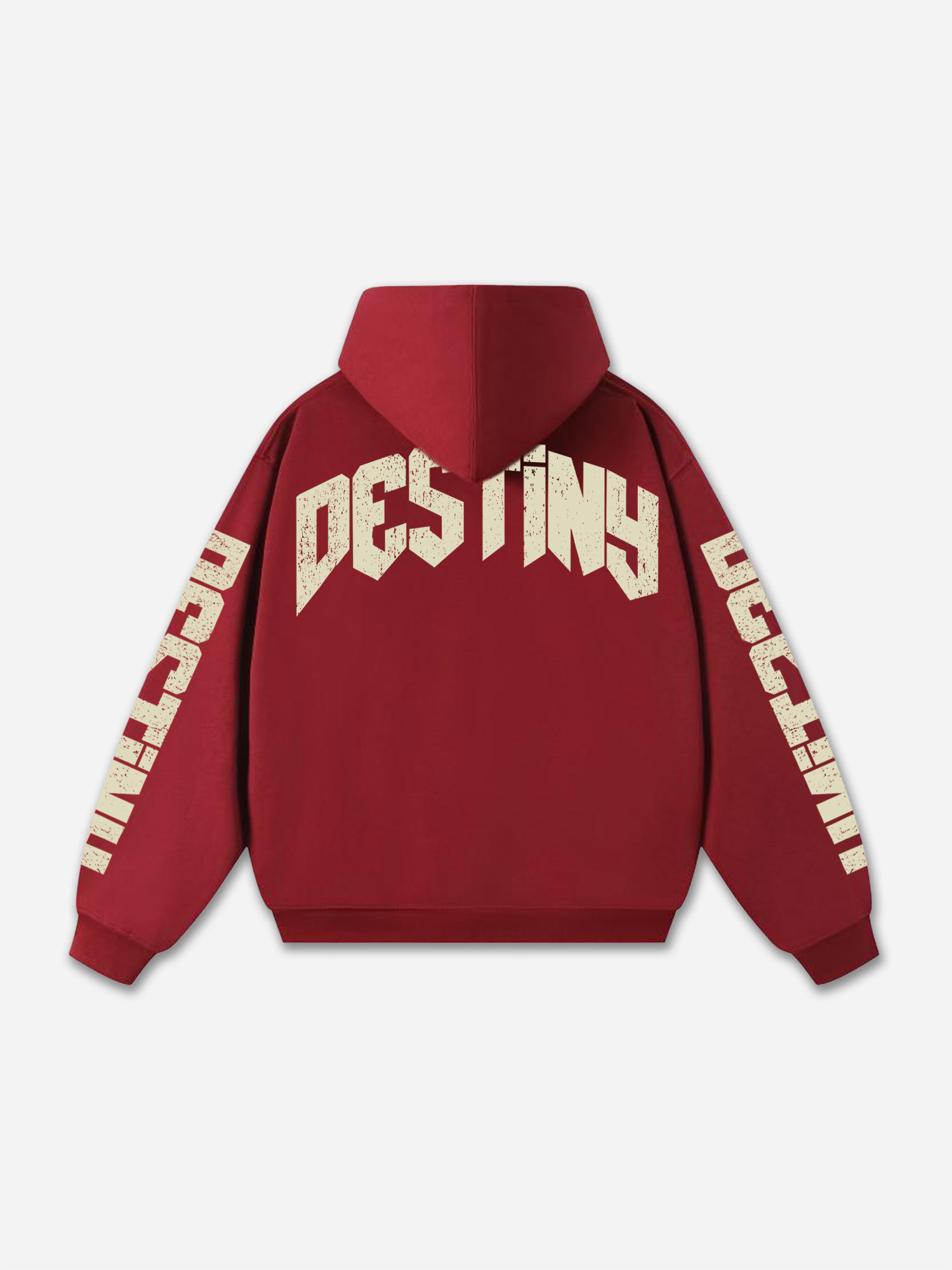 Vintage Destiny Mummy Graphic Oversized Hoodie