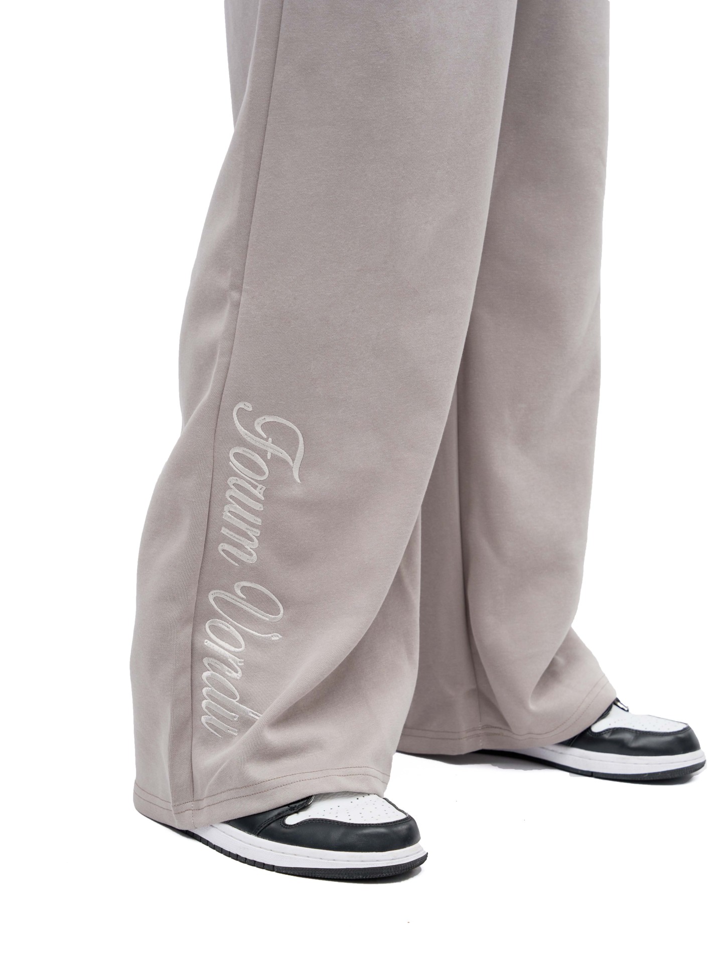 Sopula Embroidery Star Double Waistband Baggy Sweatpants