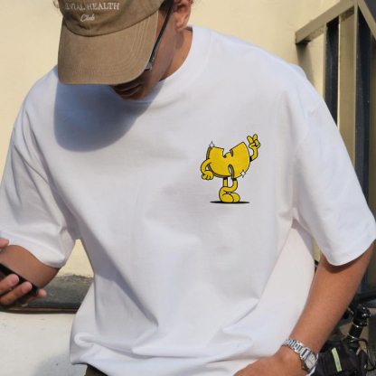 Worries Come And Go But Wu.tang Is Forever Printed T-shirt（Double-sided Print）