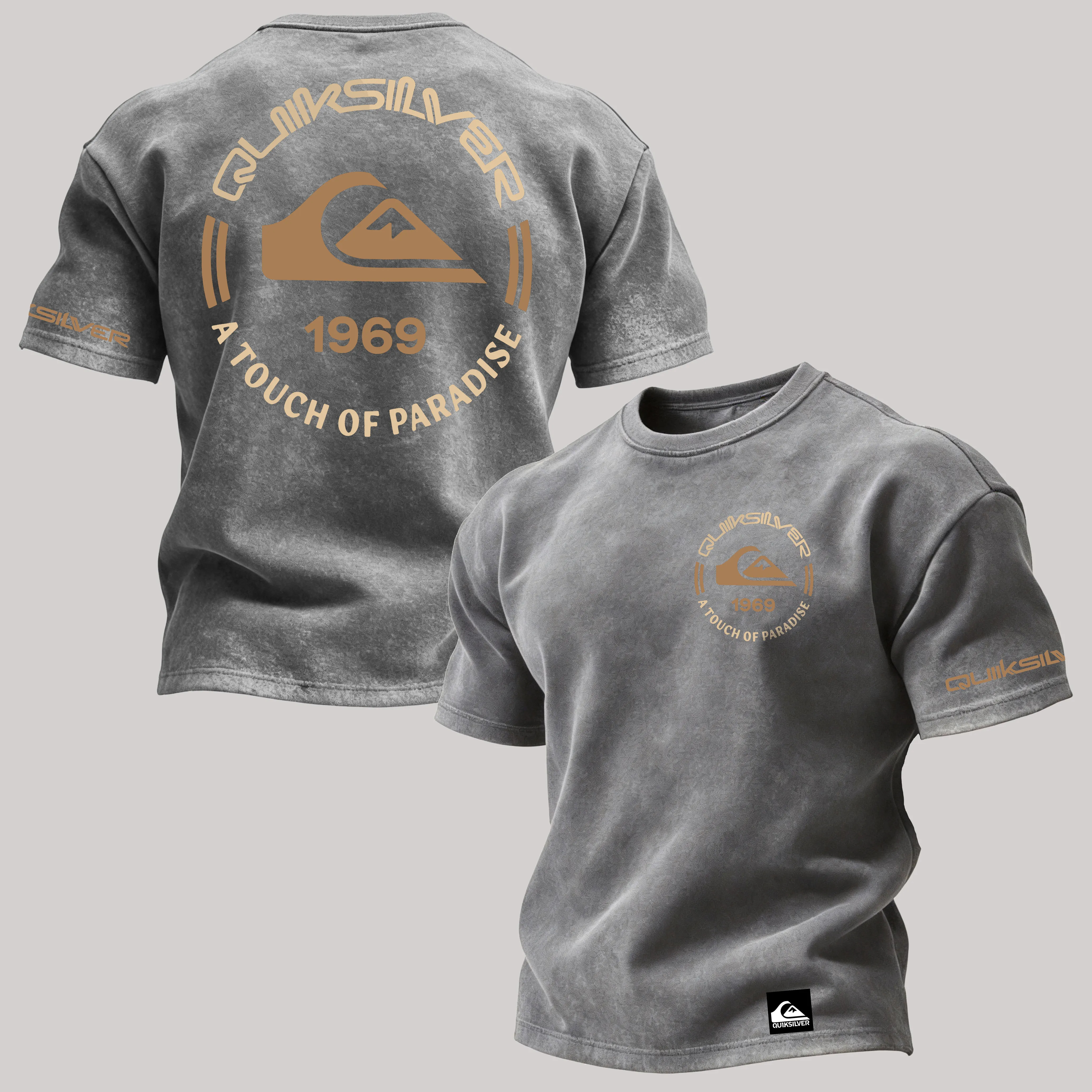 Quiksilver 1969 Vintage Paradise Printed Men's T-shirt