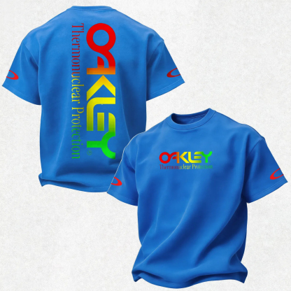 Oakley Thermonuclear Gradient Text Printed Men's T-shirt