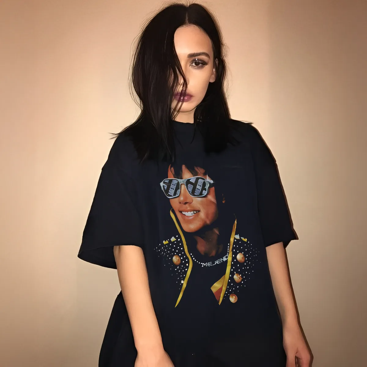 Michael Jackson Sunglasses Printed Unisex T-Shirt