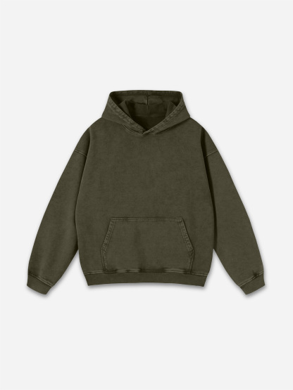 Vintage Essential Washed Pullover Hoodies