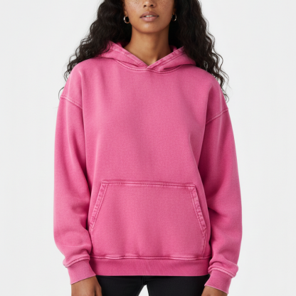 Vintage Essential Washed Pullover Hoodies