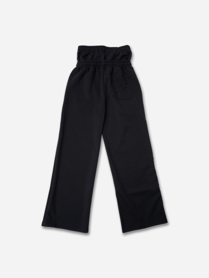 Hiphop Double Waistband Design With Star Embroidery Sweatpants