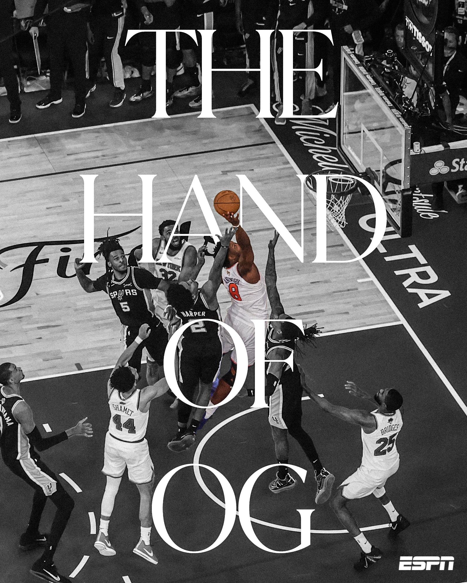 The Hand Of OG OG Anunoby T-Shirt