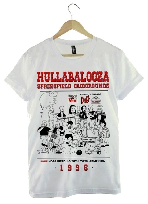Remera Simpsons Hullabalooza Unisex Tee