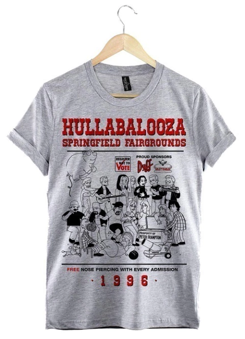 Remera Simpsons Hullabalooza Unisex Tee