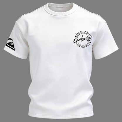 Quiksilver Enjoy The Ride Circle Logo Printed Men's T-shirt