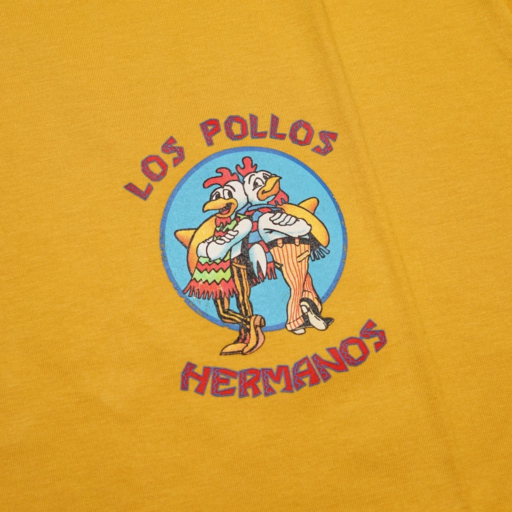 Los Pollos Hermanos Breaking Bad Men's T-shirt（Double-sided Print）