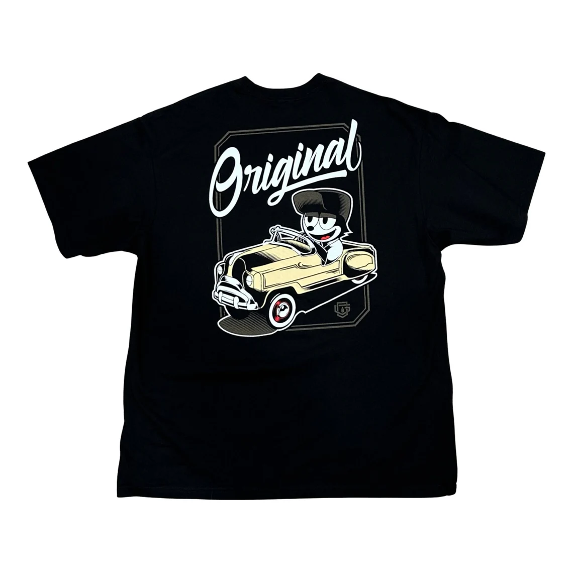 Pedal Car Felix The Cat Printed T-Shirt（Double-sided Print）