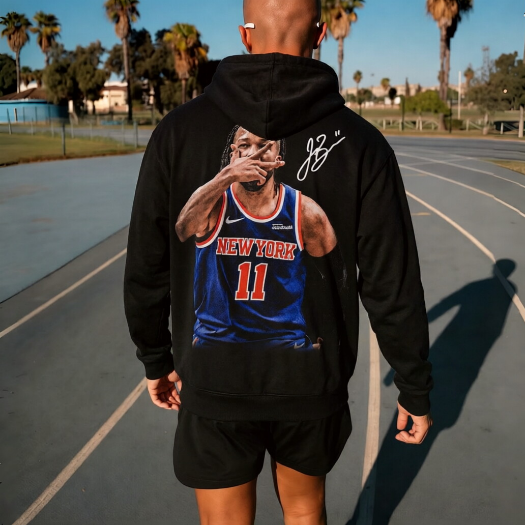 New York Basketball Player Printed Men's Hoodie