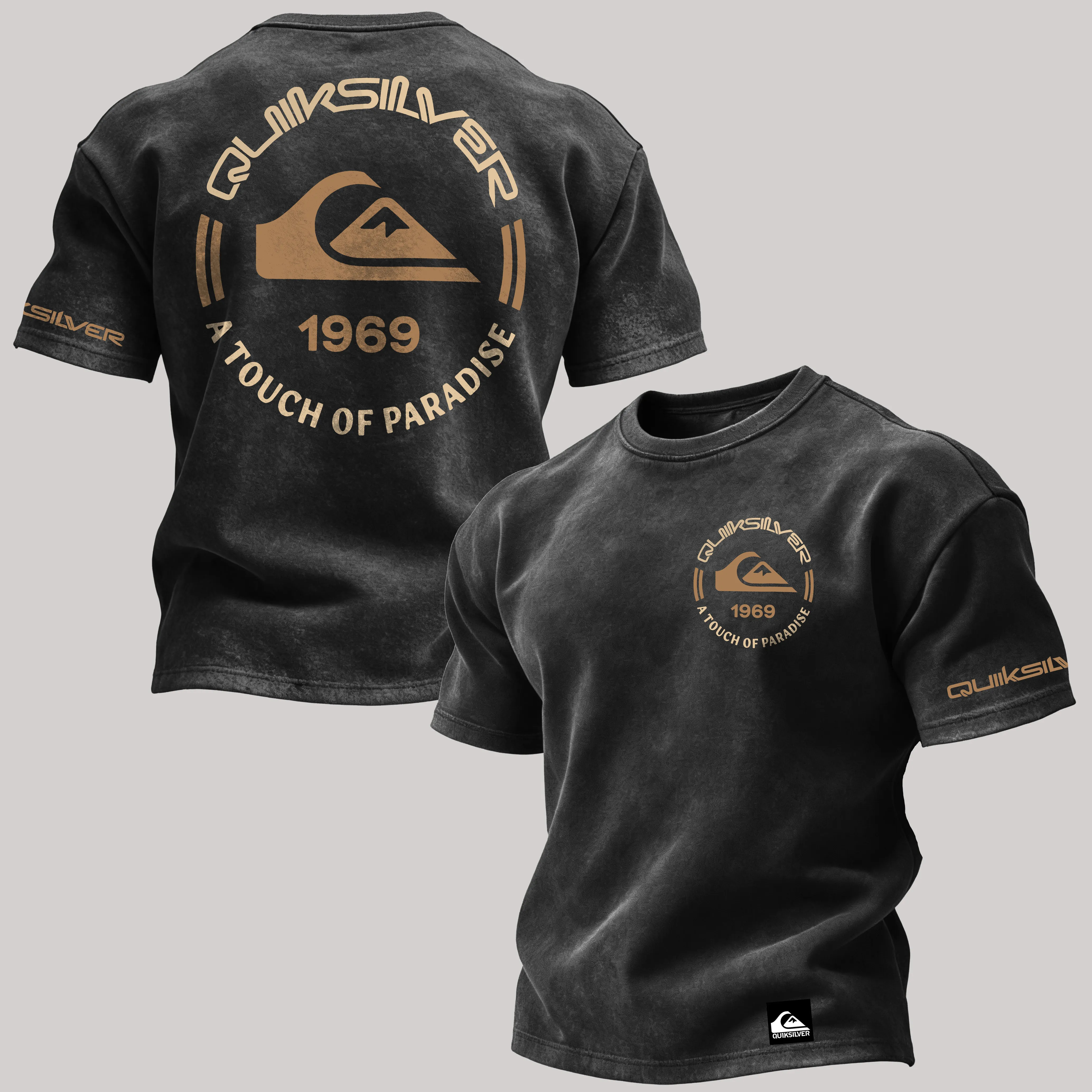 Quiksilver 1969 Vintage Paradise Printed Men's T-shirt