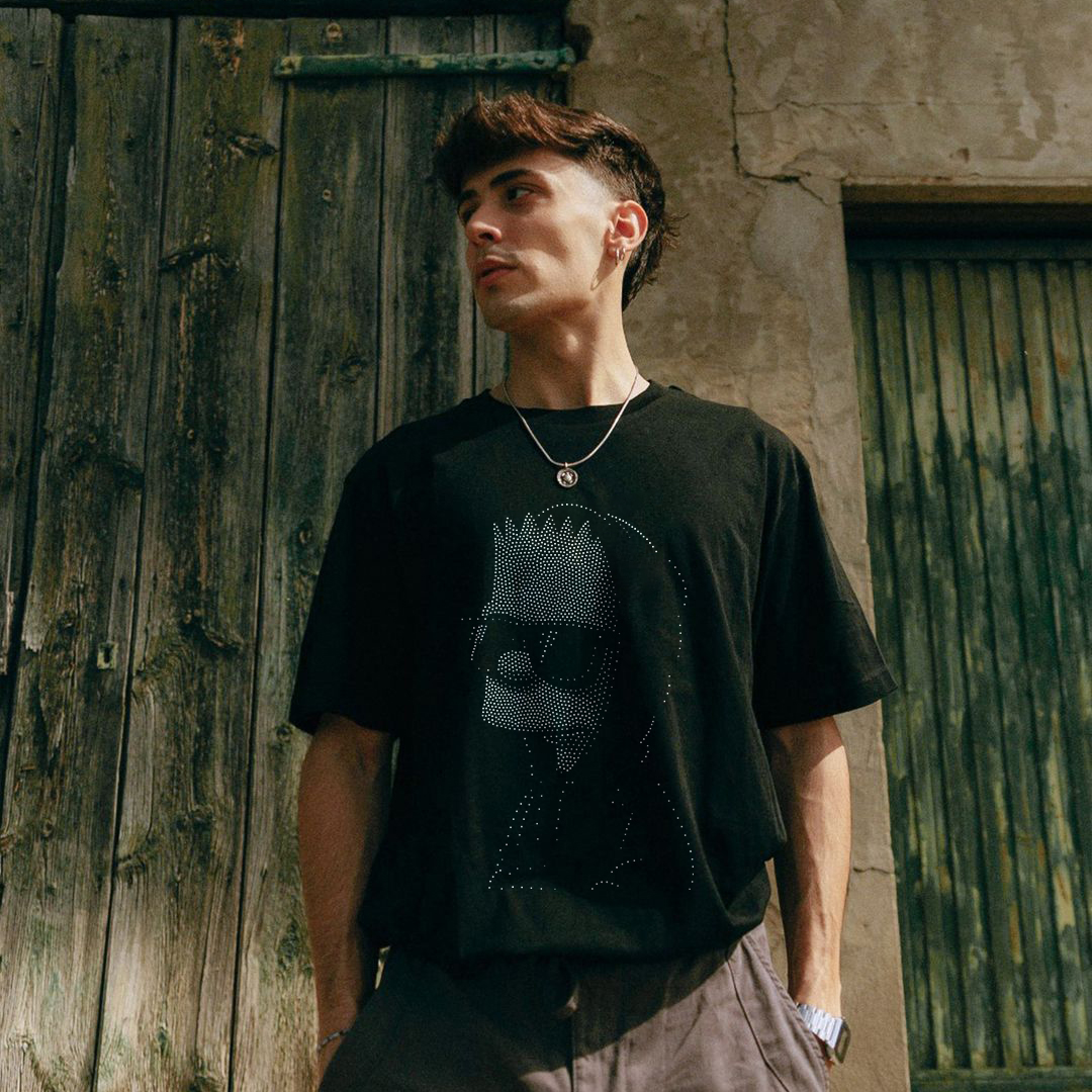 Bart Simpson Cool Guy Portrait Graphic T-Shirt