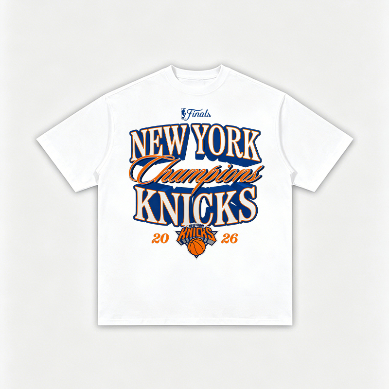 Finals New York Knicks Champions Printed Men's T-shirt