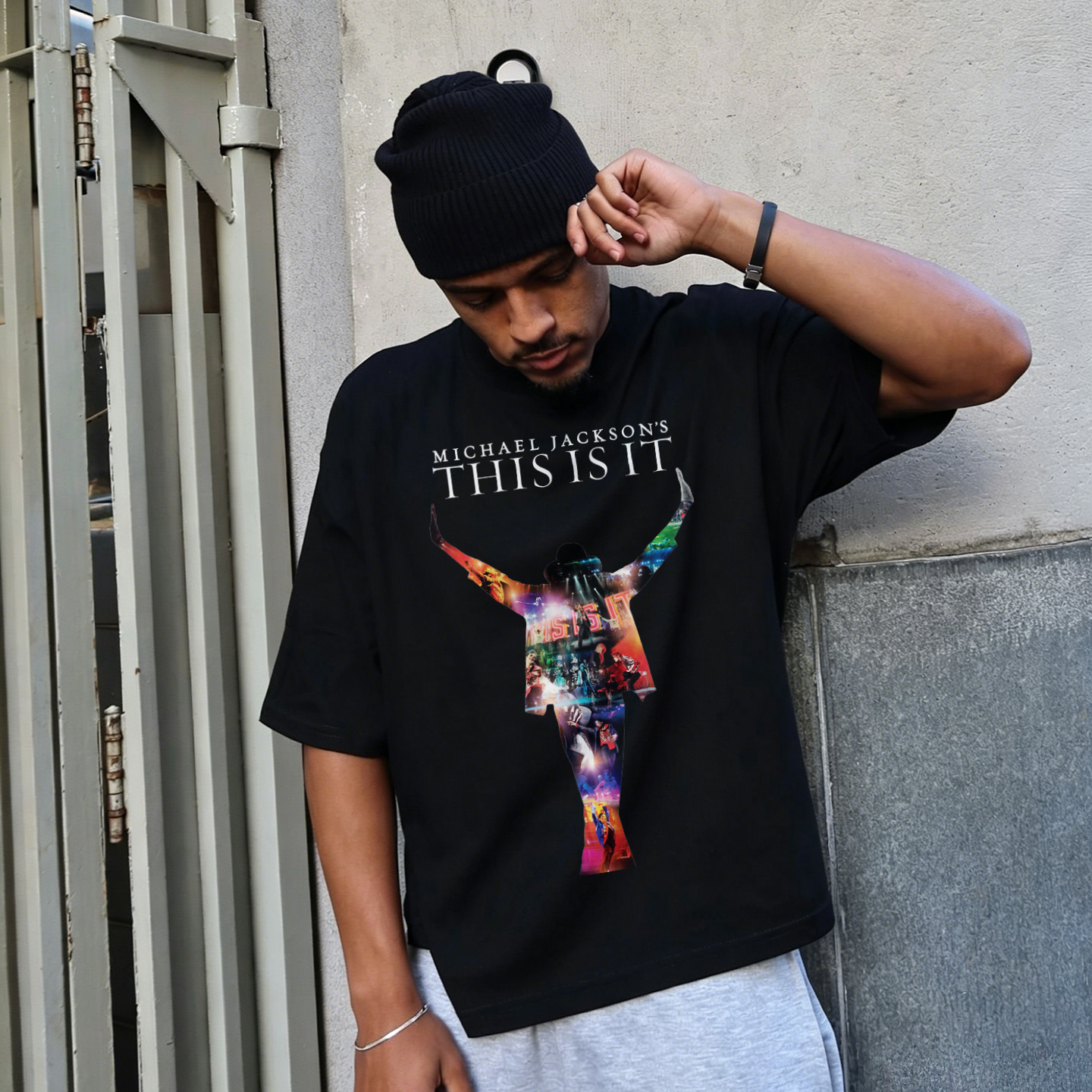 Michael jackson's this is it Printed Men's T-shirt