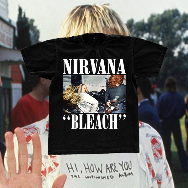 Remera Nirvana bleach Unisex Tee