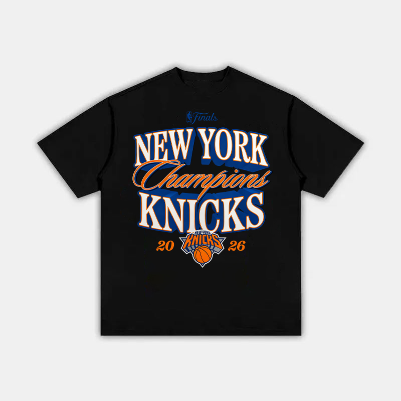 Finals New York Knicks Champions Printed Men's T-shirt