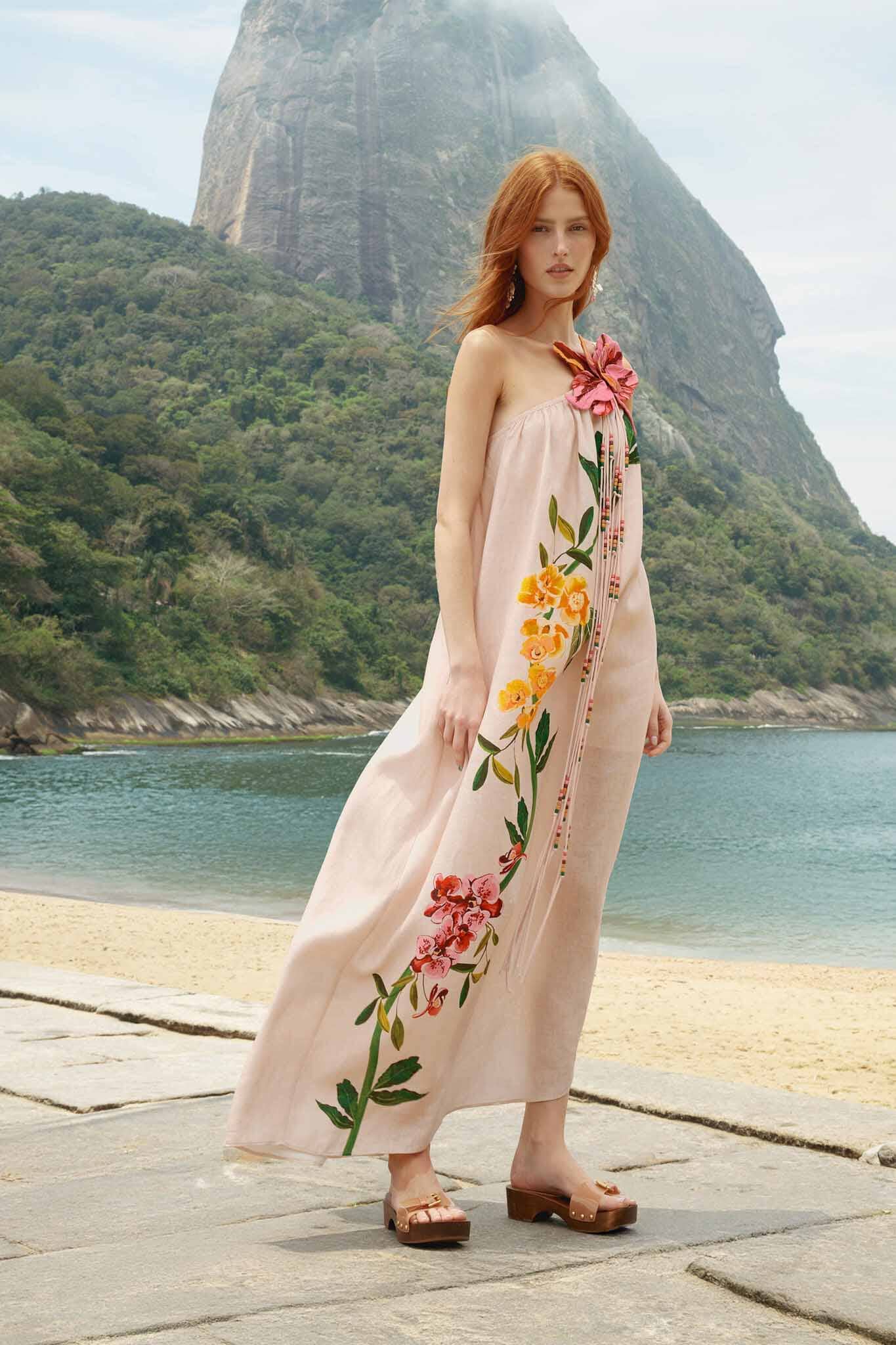 Clarissa Strapless Floral Maxi Dress