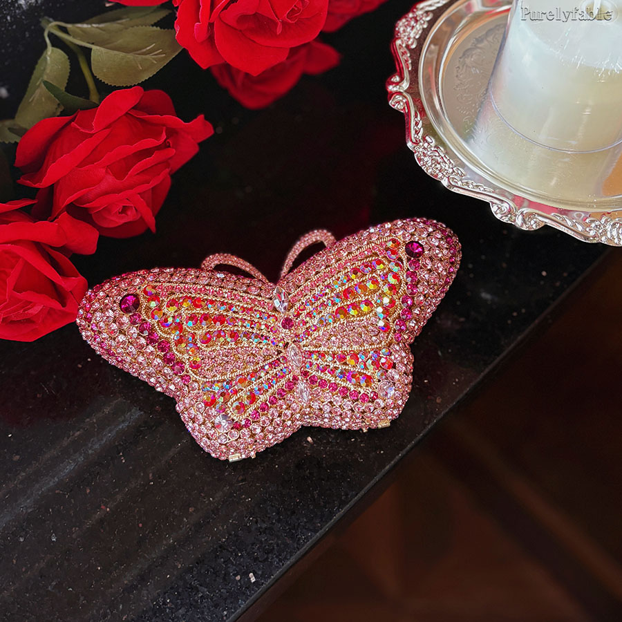Pink Butterfly Handbag