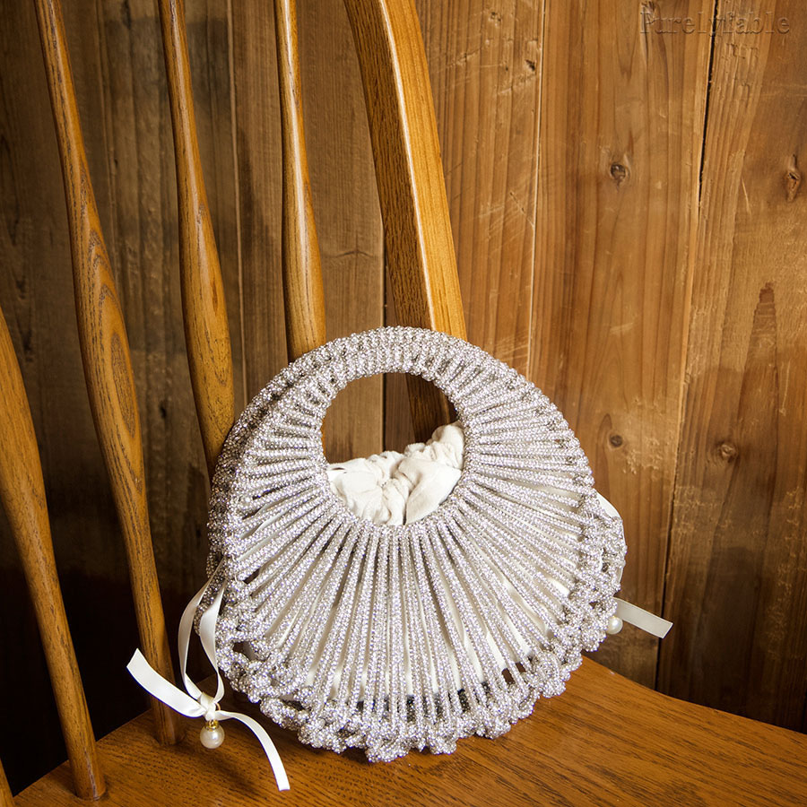 Black Fan-Shaped HandbBag