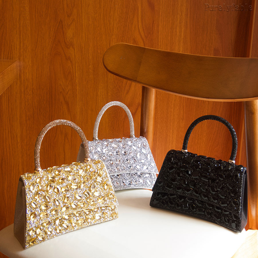 Black Handheld Banquet Bag