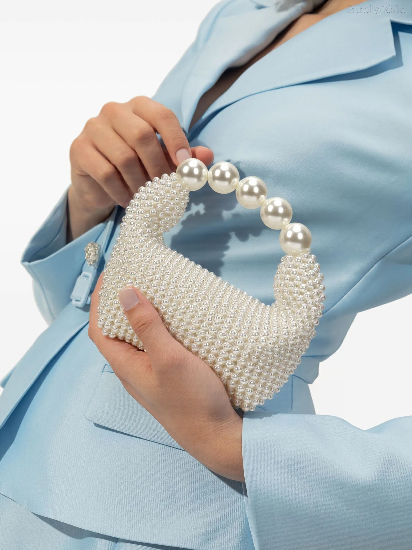 Off White Pearl Bag