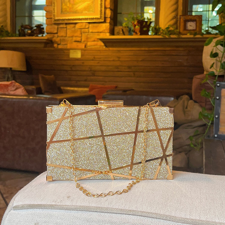 Golden Line Sparkling Banquet Bag