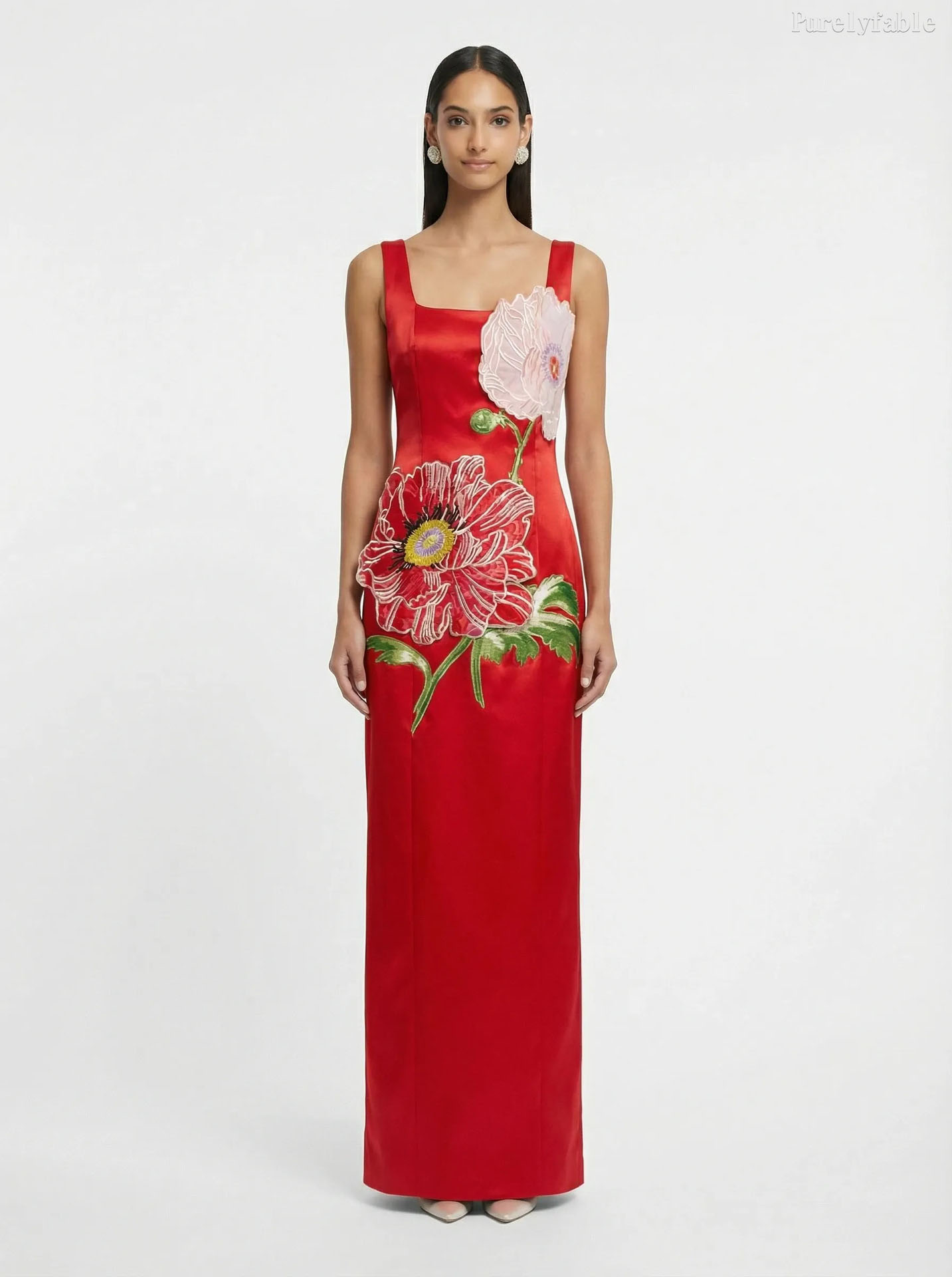 Beatrice White Backless Dress
