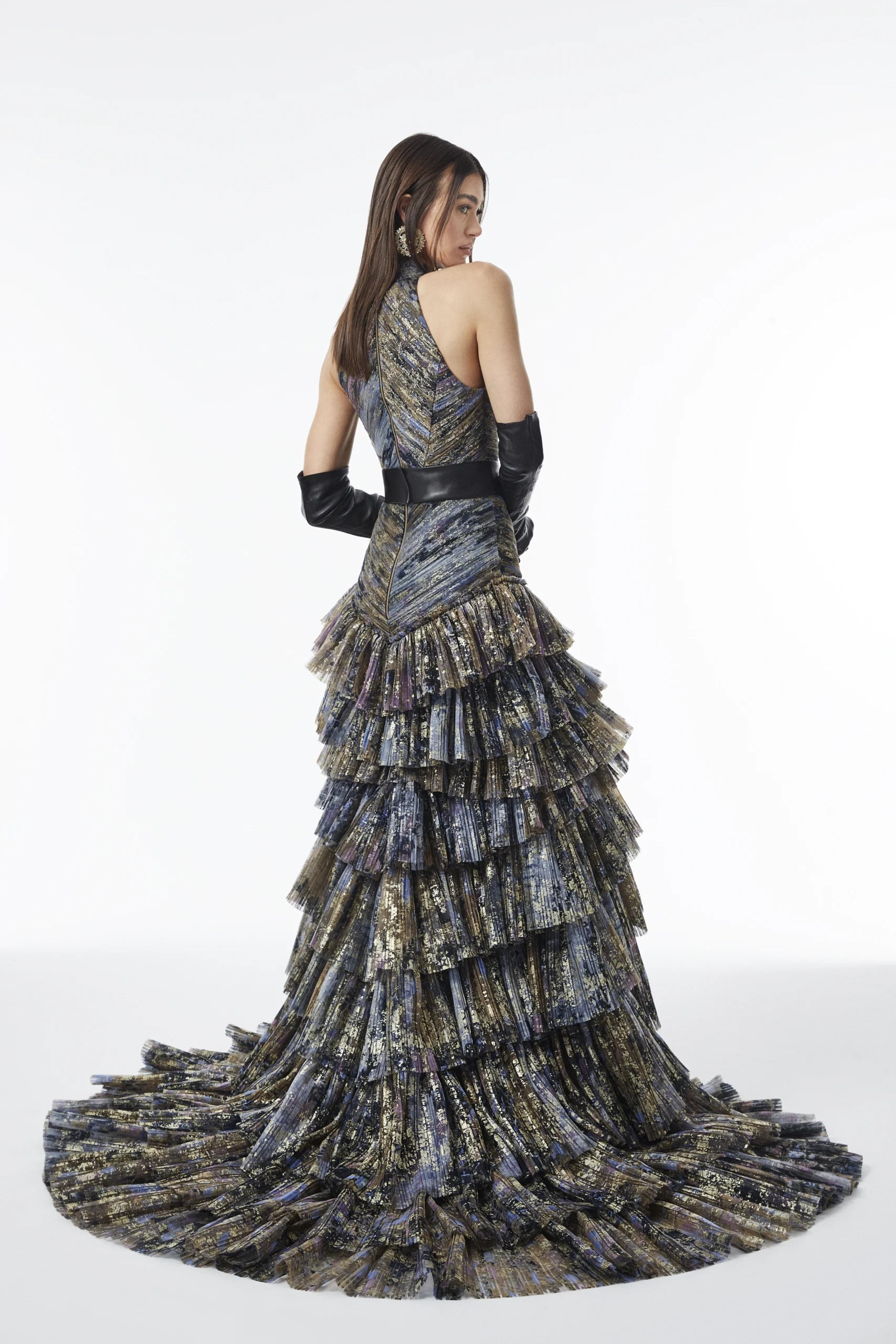 Coralie Layered Ruffle Maxi Dress