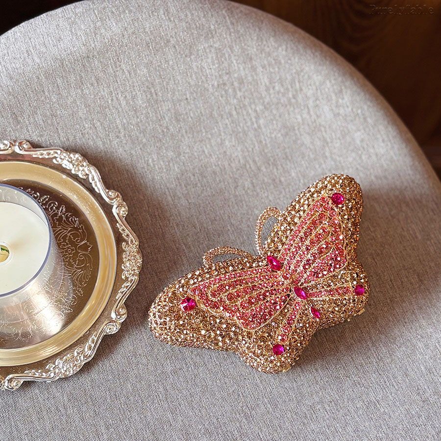 Pink Butterfly Handbag
