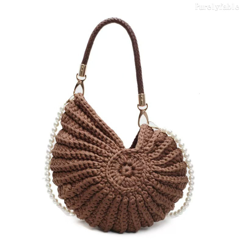 Green Conch Shell Bag
