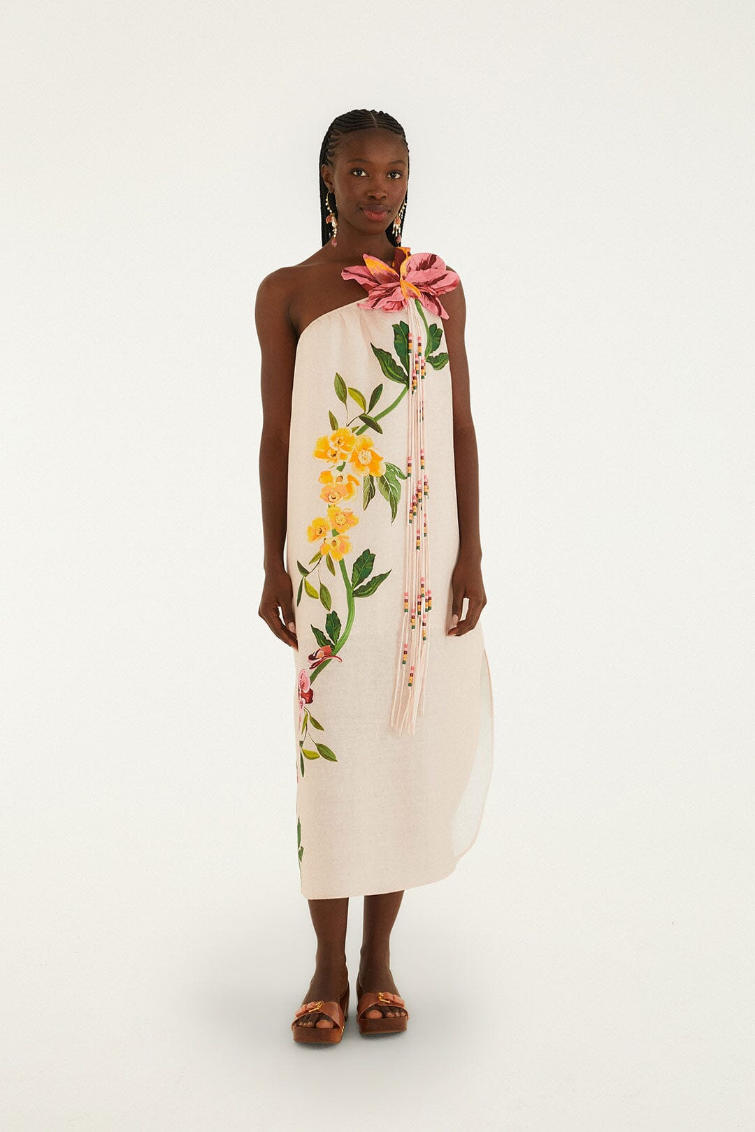 Clarissa Strapless Floral Maxi Dress