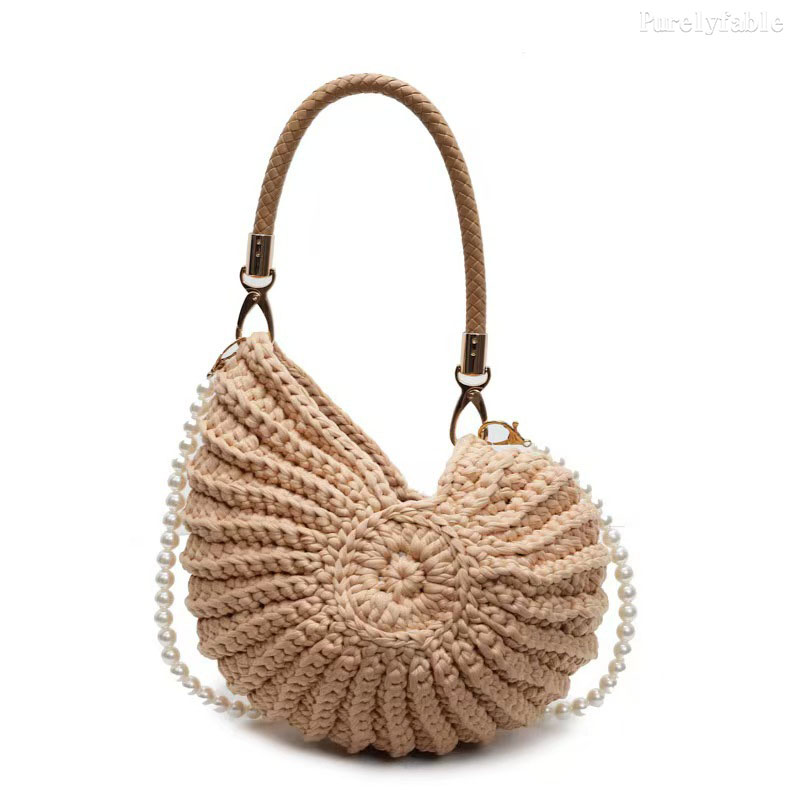 Green Conch Shell Bag