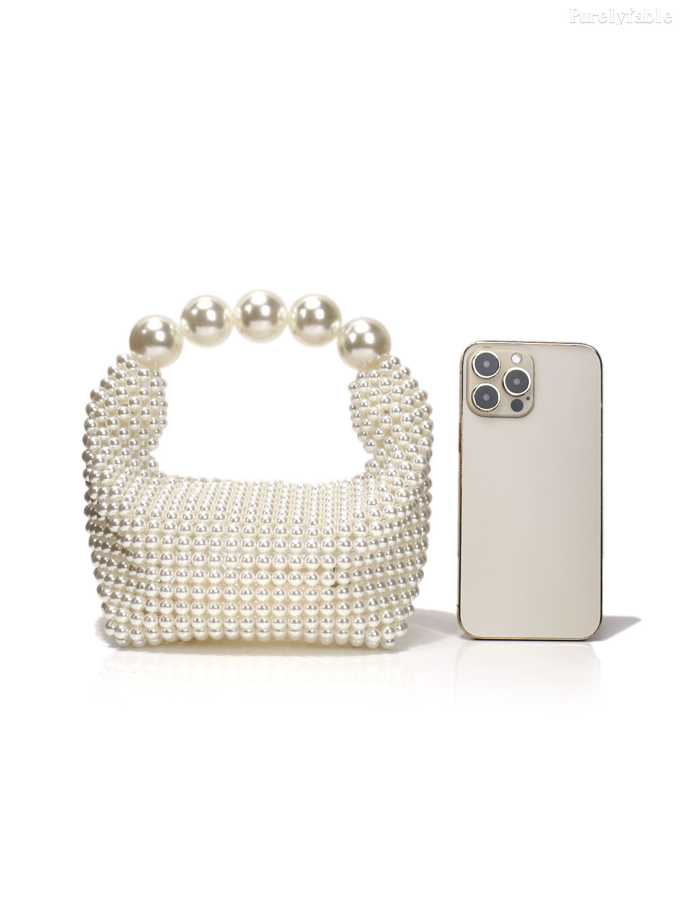 Off White Pearl Bag