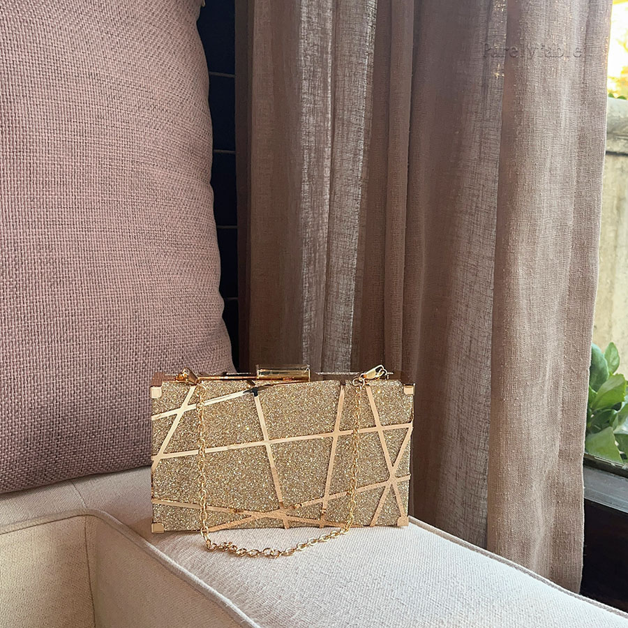 Golden Line Sparkling Banquet Bag