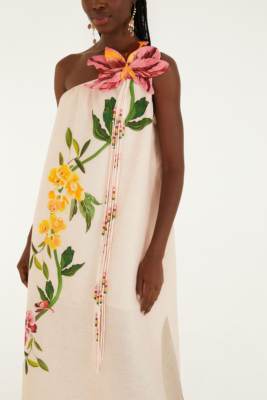 Clarissa Strapless Floral Maxi Dress