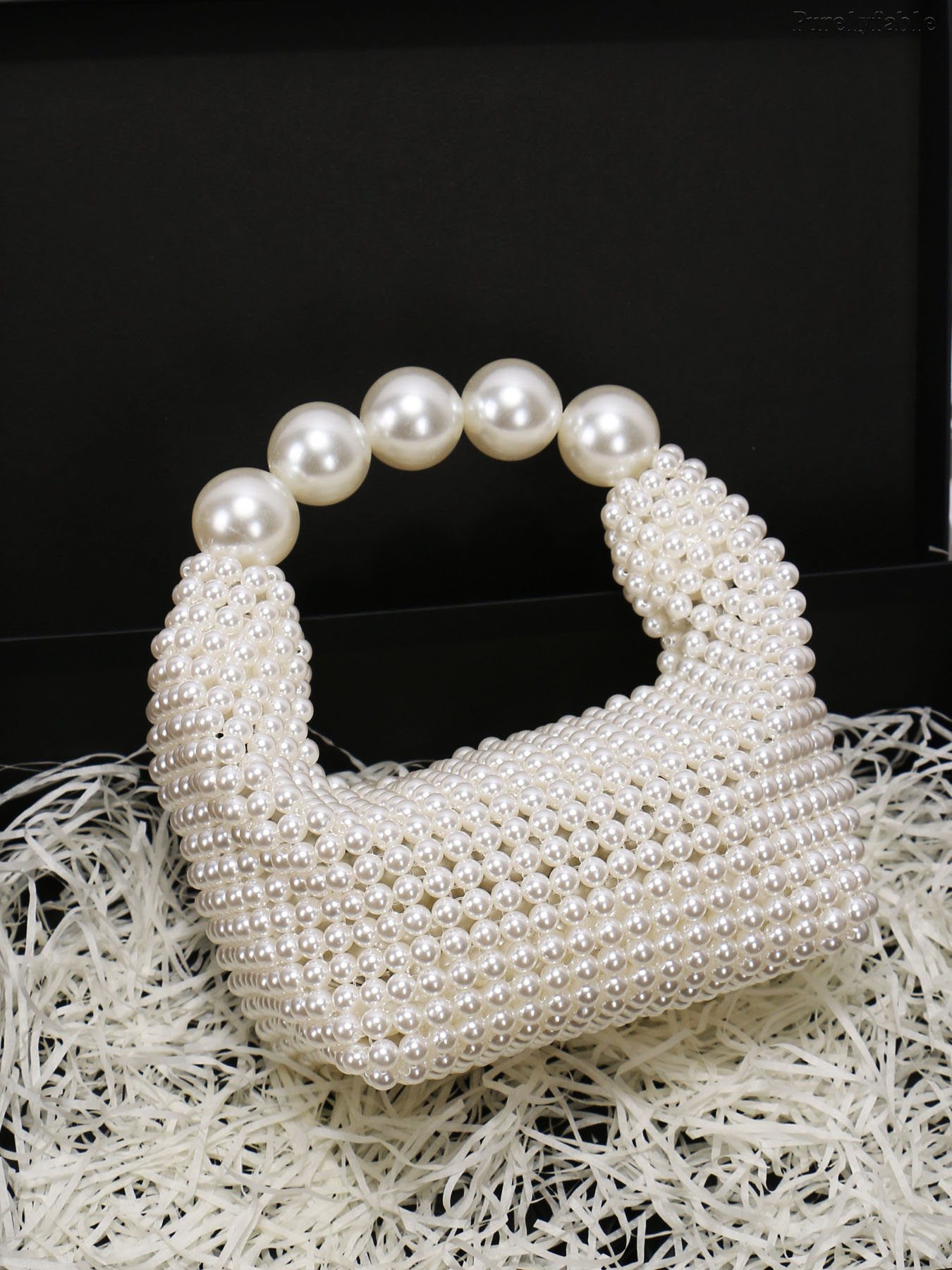 Off White Pearl Bag