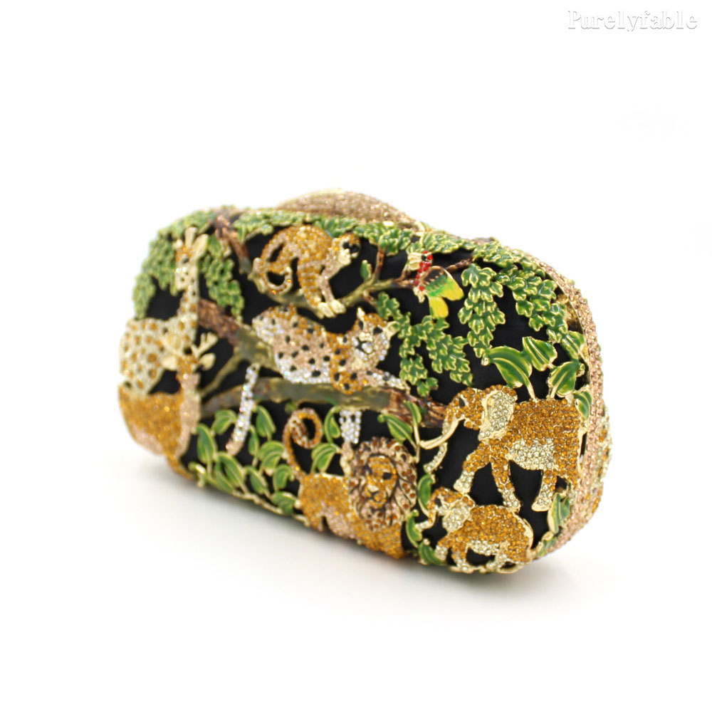 Dark Green Animal Forest Dinner Package
