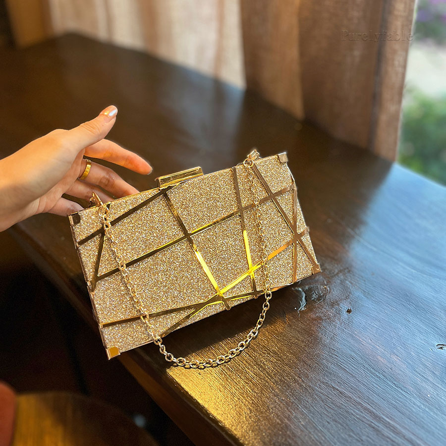 Golden Line Sparkling Banquet Bag