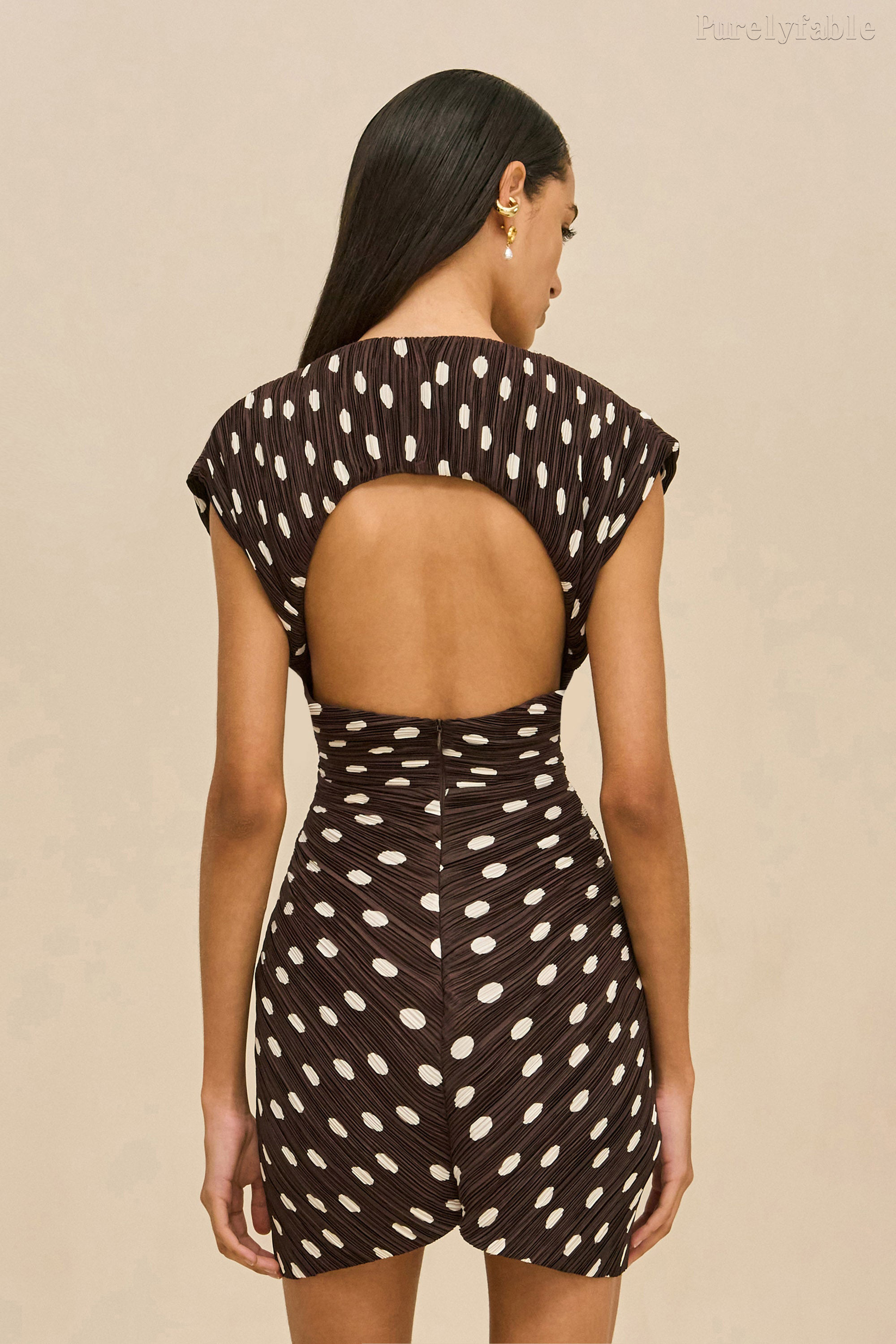 Evelina Black Sleeveless Plaid Short Dress